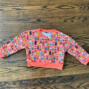 Girls' Disney 100 Unified Characters Sweatshirt - Orange 4 - Disney Store 4T